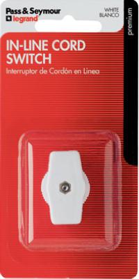 WHT IN LINE CORD SWITCH