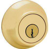 2-CYL DEADBOLT K6 BRIGHT BRASS