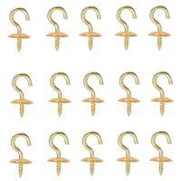 CUP HOOK SOLID BRASS 1/2IN