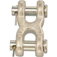 CLEVIS DOUBLE ZINC 3/8IN