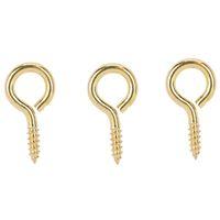 SCREW EYE LRG BRS17/32X1-15/16