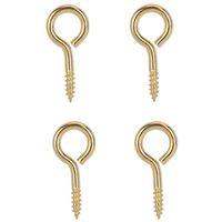SCREW EYE LRG BRS 13/32X1-3/8
