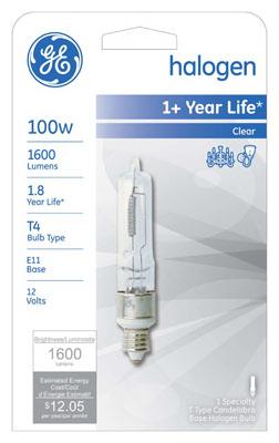 GE100W T4 QTZ Halo Lamp