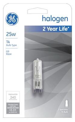 GE 25W QTZ HALO BULB