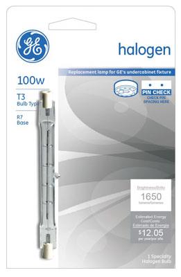 GE100W QTZ Halo Lamp