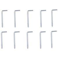 SQUARE SCREW HOOK 1-3/8IN ZP