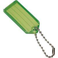 KEYTAG W/BEADED CHAIN 2PK
