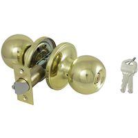 KNOB ENTRY T3 TUBULAR POL BRS