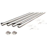 FRAME KIT ALUM 4FT PCS WHITE