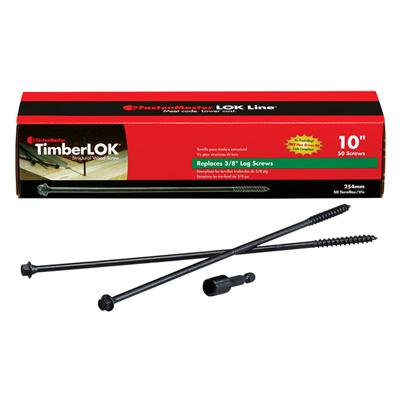 50PK 10"Timberlok Screw