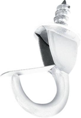 4PK 7/8" WHT Safe Hook