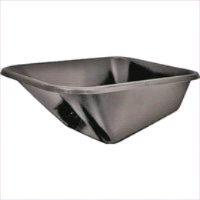 WHEELBARROW TRAY STEEL 6 CU FT
