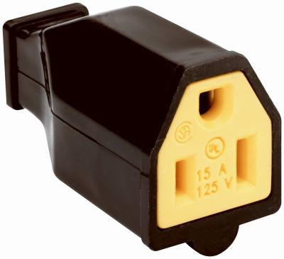 15A 125V BLK CONNECTOR