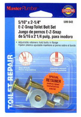 MP 2PK SNAP TOILET BOLT