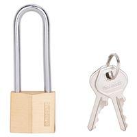 PADLOCK BRASS 1-1/4IN VRTCL KD