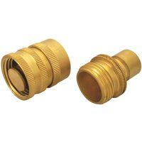 CONNECTOR QUICK BRASS 3/4IN