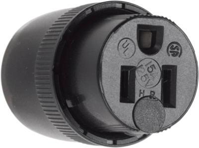 15A 125V BLK Connector