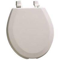 TOILET SEAT RND OPEN FRONT WHT
