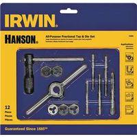 TAP/DIE SET 12PC CARBON STEEL