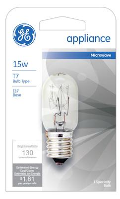 GE 15W TUBE APPL BULB