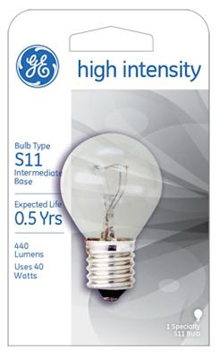 GE40W CLR HI INTEN BULB