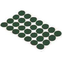 PAD SURFACE FELT RND 3/8IN GRN