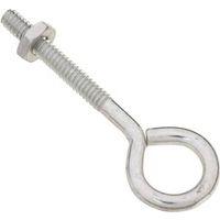 EYE BOLT W/NUT 3/16X2-1/2 ZINC