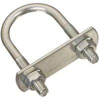 BOLT U W/NUT 1/4X1-1/8X2.25 ZN
