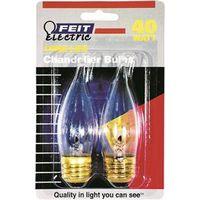 BULB DCRTV CLR FLMTIP CA10 40W