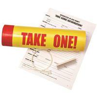 TUBE TAKE ONE PLASTIC 3X12IN