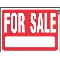 SIGN FORSALE RED/WHITE PLASTIC