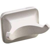 ROBE HOOK SQUARE WHITE