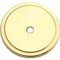 BACKPLATE CABINET KNOB BRT BRS