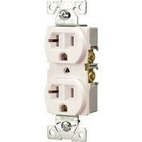 RECPT DUPLEX COMM 3WRE 20A WHT