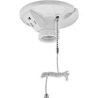 LAMPHOLDER CEIL P-CHN CORD WHT
