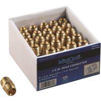 CONNECTOR MALE BRS 1/4 NPT