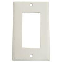 WALL PLATE STAND 1GNG WHT DECO