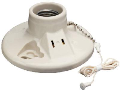 **PULLCHAIN RECEPT PORCELAIN