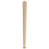 LEG TABLE ROUND TAPER WOOD 8IN