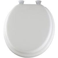 TOILET SEAT RND SOFT WD WHITE
