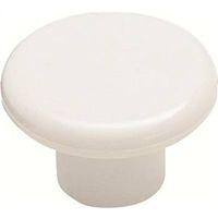KNOB CABINET 1-1/4IN PLST WHT