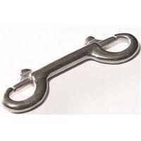 BOLT SNAP NICKEL DBL END 4 IN