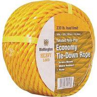 ROPE POLYP TWIST YEL 3/8X50