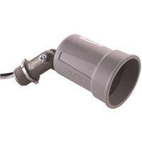 LAMPHOLDER WTHRPRF ADJ  GRAY
