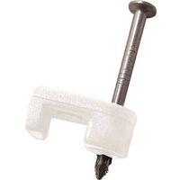 STAPLE COAXIAL WHITE 1/4IN