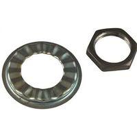 FAUCET LOCKNUT-ROSETTE