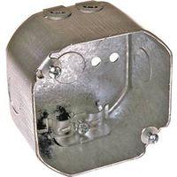 BOX OCTAGON STEEL 4 IN 21.5 CU