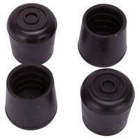TIP FURNITURE LEG 1-1/4IN BLK