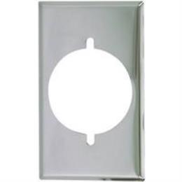 WALLPLATE 1G RNG/DRYR STD CHRM