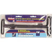 KEY HEX SET 5PC METRIC T-HNDL